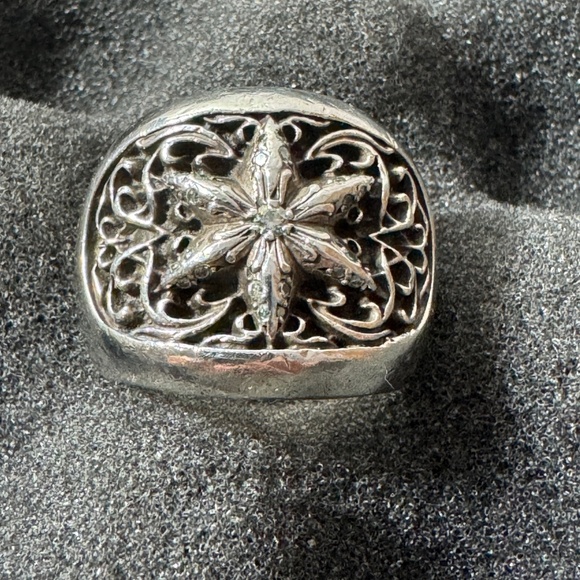 Chrome Hearts six point with diamond center men's ring - Picture 9 of 16